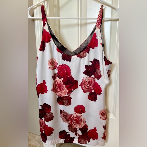 WHBM reversible tank with two necklines and two prints.  Size Small. - Picture 3 of 7